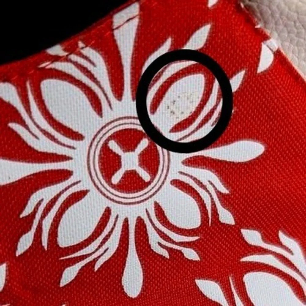 NWOT ~ Lancome Cherry Red & White Sunburst Floral Canvas Tote Bag ~ Beach Summer